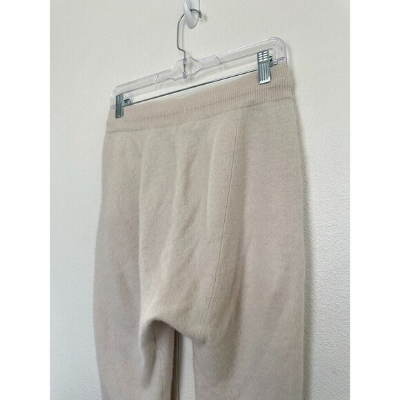 Nili Lotan Cashmere Jogger Sweatpants Drop Crotch White Drawstring Women's Small - Picture 6 of 8